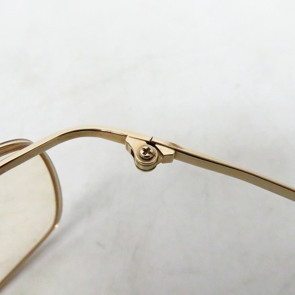 実際に弊社で買取させて頂いたChristian Roth/クリスチャンロス 度入り メガネフレーム/アイウェア CE14000GPの画像 5枚目