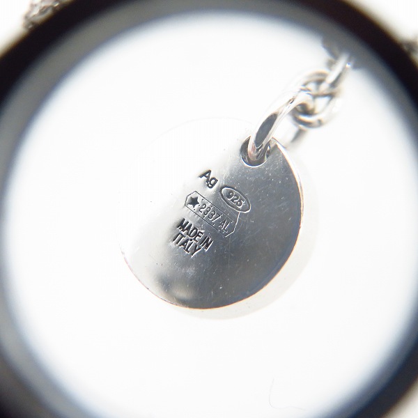 実際に弊社で買取させて頂いたBVLGARI/ブルガリ B-zero1 SAVE THE CHILDREN セーブ ザ チルドレン ネックレス SV925×セラミックの画像 7枚目
