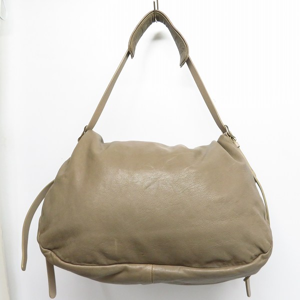 実際に弊社で買取させて頂いたJIMMY CHOO/ジミーチュウ BIKER/バイカー レザー チェーン ショルダーバッグの画像 1枚目