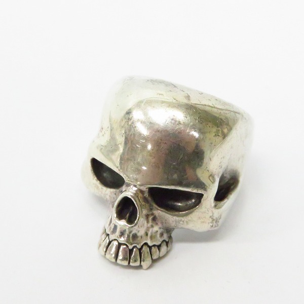 実際に弊社で買取させて頂いたCRAZY PIG/クレイジーピッグ LARGE EVIL SKULL ラージ エビル スカルリング/17号