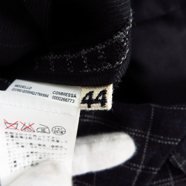 実際に弊社で買取させて頂いたMARNI/マルニ チェック柄 テーラード ジャケット/44の画像 3枚目