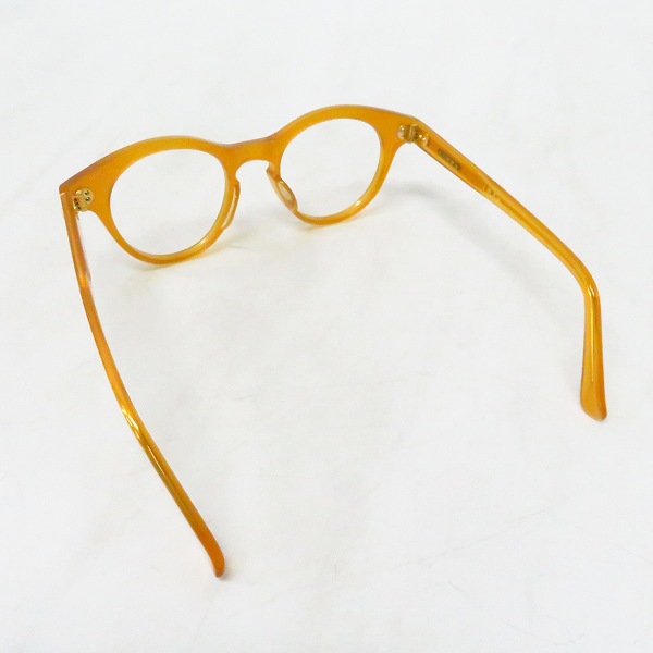 実際に弊社で買取させて頂いた白山眼鏡店/ハクサンガンキョウテン ボストン型 眼鏡/メガネフレーム/アイウェア 1976の画像 1枚目