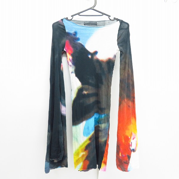 実際に弊社で買取させて頂いたIF SIX WAS NINE/イフシックスワズナイン 総柄 ロングスリーブ/長袖 カットソー LSB 318MSCIJ ブラック系 Size：0