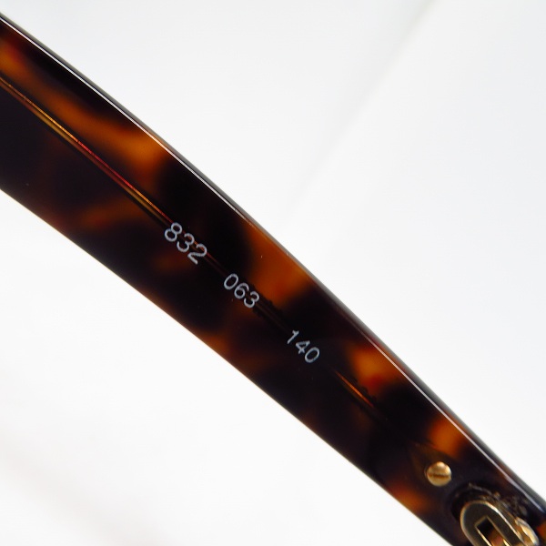 実際に弊社で買取させて頂いたGIORGIO ARMANI/ジョルジオアルマーニ イタリア製 鼈甲柄 メガネフレーム 832 063の画像 5枚目