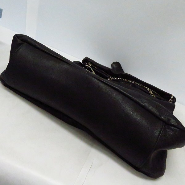 実際に弊社で買取させて頂いたJIMMY CHOO/ジミーチュウ ブラック メッセンジャー/ショルダーバッグ の画像 2枚目
