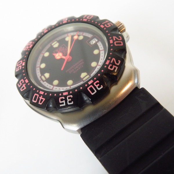 実際に弊社で買取させて頂いたTAG HEUER/タグホイヤー FORMULA1/フォーミュラーワン 腕時計 377.513【動作未確認】の画像 4枚目