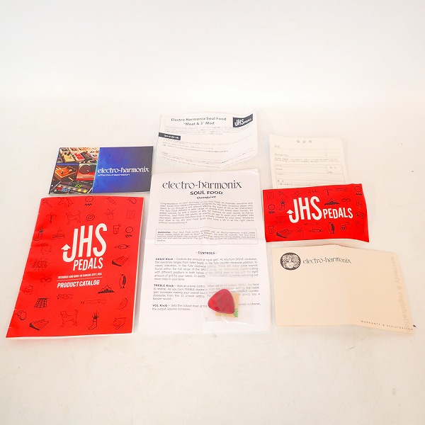 実際に弊社で買取させて頂いたelectro-harmonix/エレクトロハーモニクス soul food Meat ＆ 3 Mod オーバードライブ エフェクターの画像 7枚目