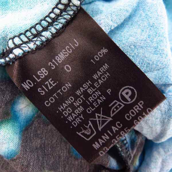 実際に弊社で買取させて頂いたIF SIX WAS NINE/イフシックスワズナイン 総柄 ロングスリーブ/長袖 カットソー LSB 318MSCIJ Size：0の画像 3枚目