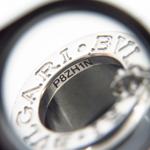 実際に弊社で買取させて頂いたBVLGARI/ブルガリ B-zero1 SAVE THE CHILDREN セーブ ザ チルドレン ネックレス SV925×セラミックの画像 6枚目