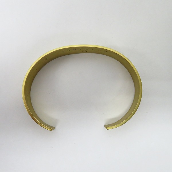 実際に弊社で買取させて頂いたroarguns/ロアーガンズ NO WAR NO KILLS NO GUNS BANGLE バングル ゴールド 18FGQ-25の画像 4枚目