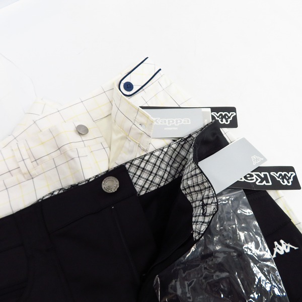 実際に弊社で買取させて頂いた【未使用】Kappa/カッパ  レディース ゴルフウエア チェック柄プリーツ/ミニスカート等 7/5点セットの画像 4枚目