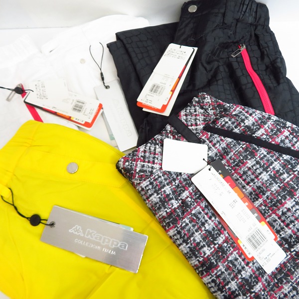実際に弊社で買取させて頂いた【未使用】Kappa/カッパ  レディース ゴルフウエア DIGENITE THRMO/smartec スカート/パンツ 7/S ボトムス 5点セットの画像 7枚目