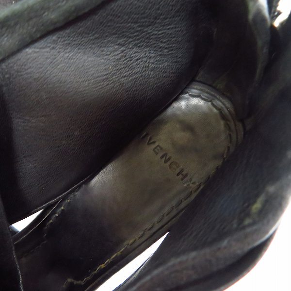 実際に弊社で買取させて頂いたGIVENCHY/ジバンシー バックジップウェッジソールヒール サンダル/36の画像 4枚目
