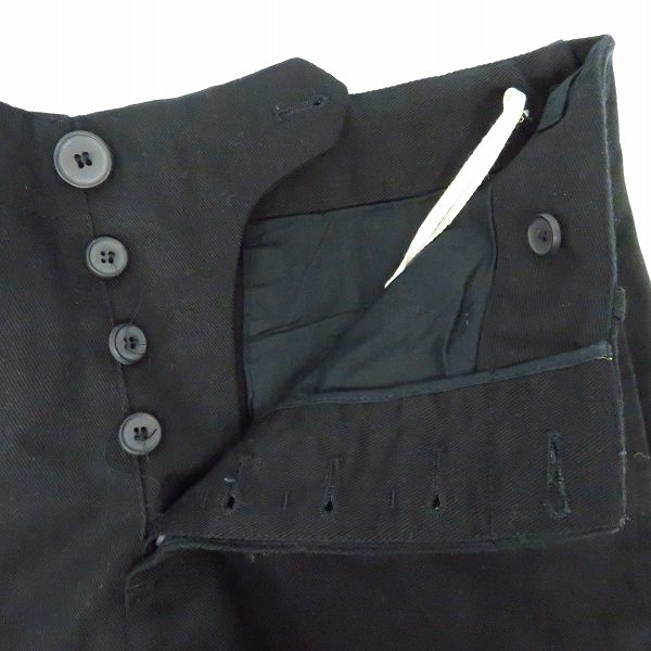 実際に弊社で買取させて頂いたMARNI/マルニ コットン混 チノパンツ ブラック/44の画像 5枚目