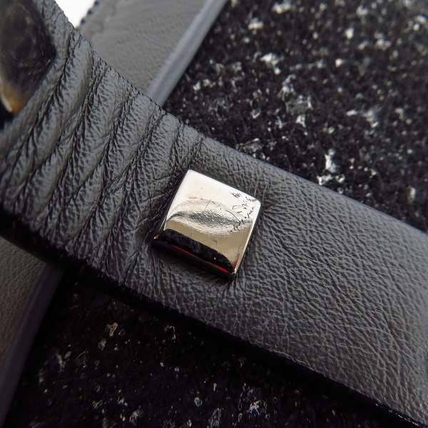 実際に弊社で買取させて頂いたJIMMY CHOO/ジミーチュウ GABLE レザー スタッズ付きハンドル トート/ハンドバッグの画像 6枚目