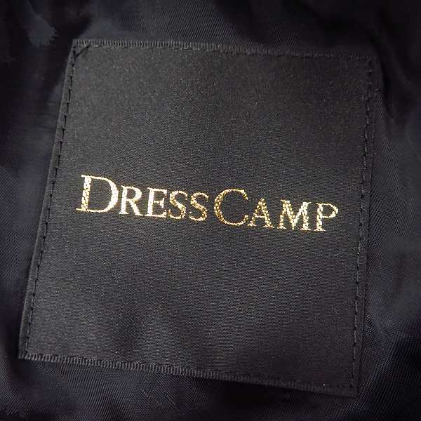 実際に弊社で買取させて頂いたDRESS CAMP/ドレスキャンプ テーラードジャケット ブラック/48の画像 3枚目