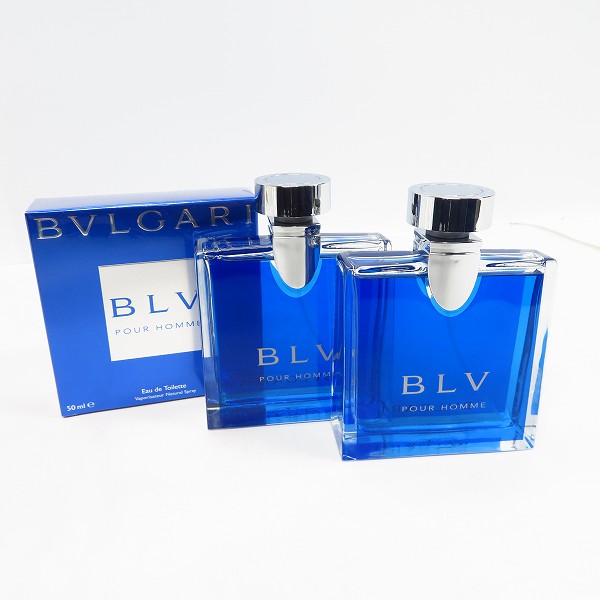 実際に弊社で買取させて頂いた【観賞用】BVLGARI/ブルガリ ブルー プールオム オードトワレ 100ml/50ml 3点セット