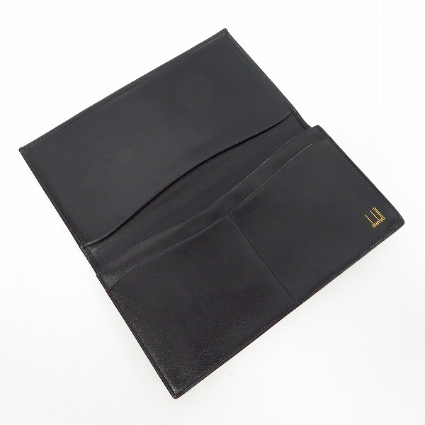 実際に弊社で買取させて頂いたdunhill/ダンヒル エンボスロゴ 2つ折り レザーウォレット 札入れの画像 3枚目