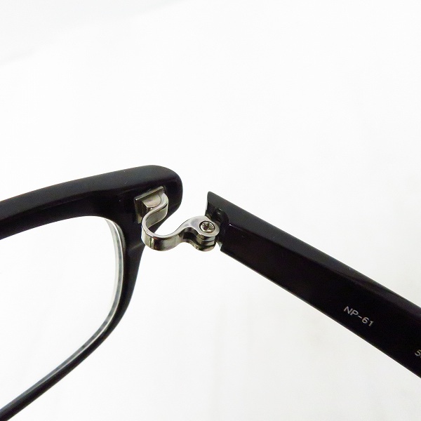実際に弊社で買取させて頂いた999.9/フォーナインズ メガネフレーム/アイウェア/NP-61の画像 5枚目