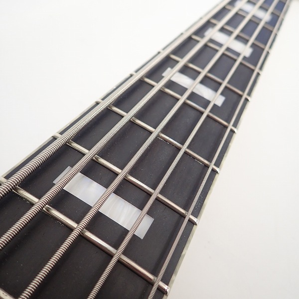 実際に弊社で買取させて頂いた★Bacchus/バッカス WOODLINE DX5/E BLK/OIL 飛鳥ファクトリー 5弦 エレキベース ギグケース付きの画像 3枚目