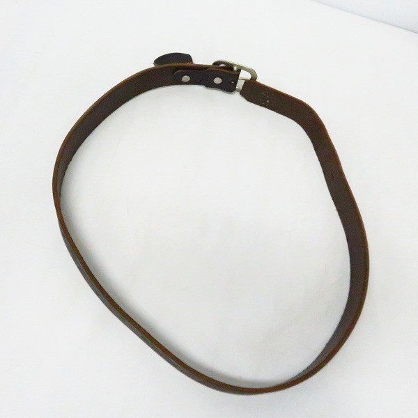 実際に弊社で買取させて頂いたHTC/エイチティーシー ターコイズ装飾 カービングベルト ブラック/36の画像 6枚目