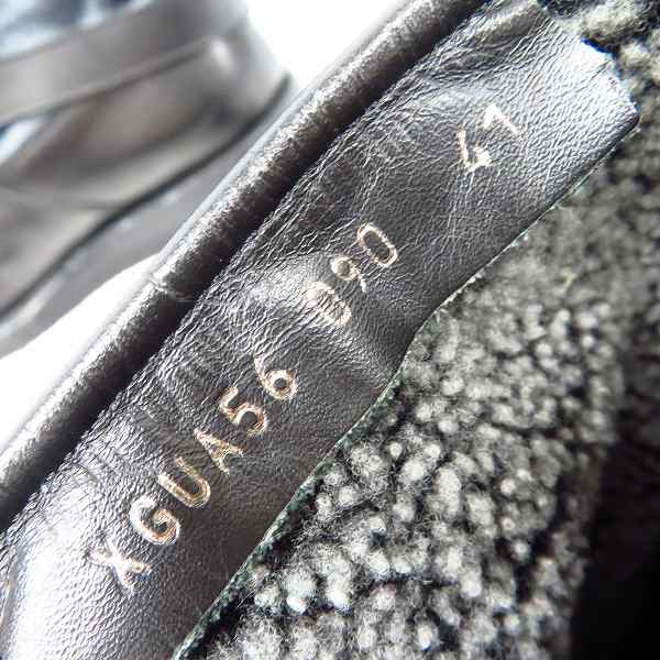 実際に弊社で買取させて頂いたGIORGIO ARMANI/ジョルジオ アルマーニ 内ボア レザーブーツ Size：41の画像 5枚目