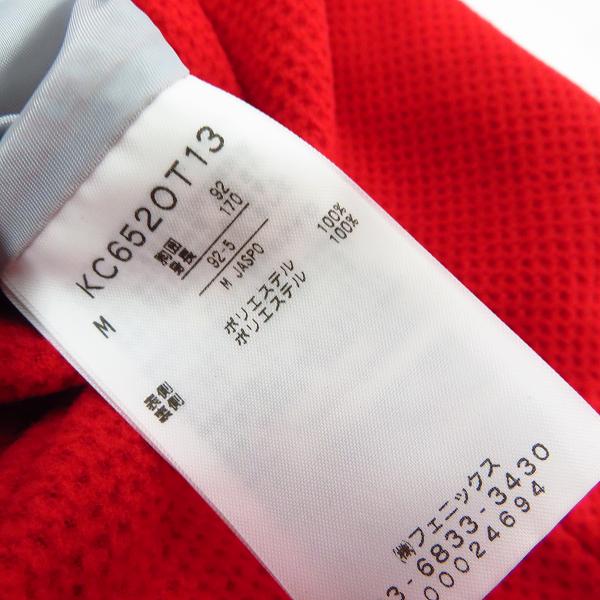 実際に弊社で買取させて頂いた【未使用】Kappa/カッパ リバーシブルフルジップブルゾン/ジャケット レッド ゴルフウェア Mの画像 6枚目