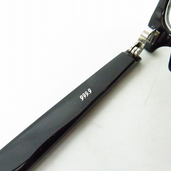 実際に弊社で買取させて頂いた999.9/フォーナインズ メガネフレーム/アイウェア/NP-61の画像 3枚目