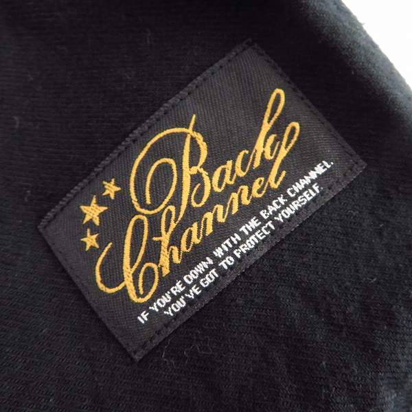 実際に弊社で買取させて頂いたBackChannel/バックチャンネル ベースボールシャツ ブラック/Lの画像 4枚目
