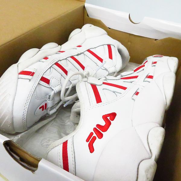 実際に弊社で買取させて頂いたFILA/フィラ SPAGHETTI LOW スニーカー 1BM00513-128/US10.5の画像 7枚目