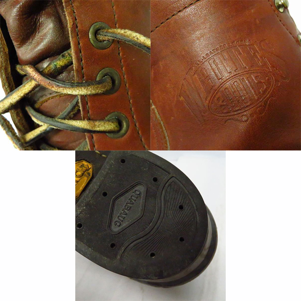 実際に弊社で買取させて頂いたWHITE'S BOOTS/ホワイツブーツ スモークジャンパー レギュラートゥ ブーツ 350BMV/9Eの画像 6枚目