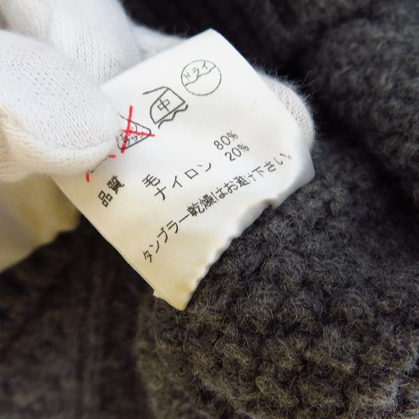 実際に弊社で買取させて頂いた【未使用】CRIMIE/クライミー  ケーブルニットセーター/Ｍの画像 3枚目