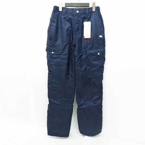 実際に弊社で買取させて頂いた【未使用】kappa/カッパ ゴルフ 千鳥格子 中綿カーゴパンツ ネイビー KG352PA46/M