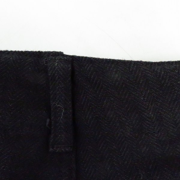 実際に弊社で買取させて頂いたBackChannel/バックチャンネル  ウールパンツ ブラック/Lの画像 6枚目