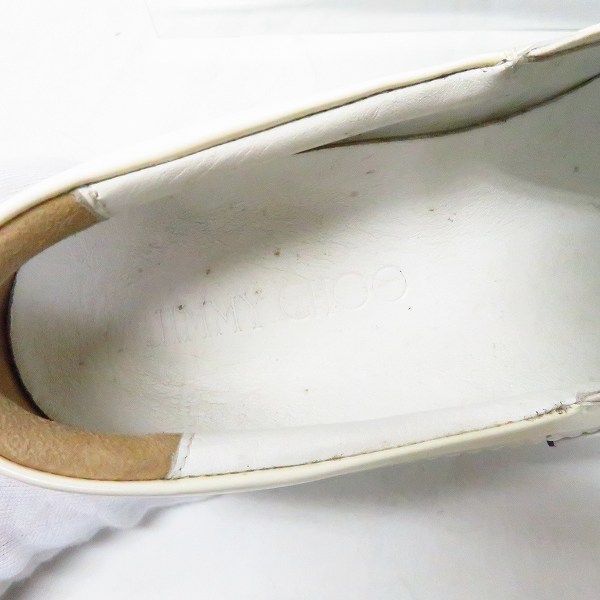 実際に弊社で買取させて頂いたIMMY CHOO/ジミーチュウ スタースタッズ スリッポン/シューズ41.5の画像 4枚目