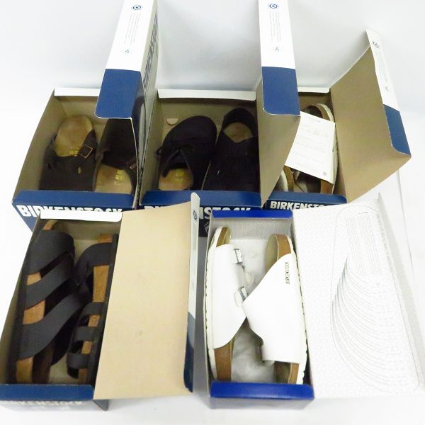 実際に弊社で買取させて頂いたBIRKENSTOCK/ビルケンシュトック モンタナ/ボストン/ピサ 等 レザーシューズ/サンダル 41/5点セットの画像 8枚目