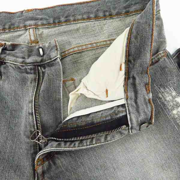 実際に弊社で買取させて頂いたBALMAIN/バルマン ダメージ加工 デニムパンツ H9HT523-B219/28の画像 5枚目