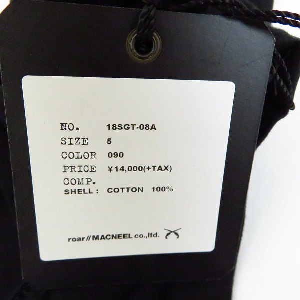 実際に弊社で買取させて頂いた【未使用】roarguns/ロアーガンズ "Guns N' Roses" クロスガン スカルハット プリントTシャツ 18SGT-08A/5の画像 4枚目