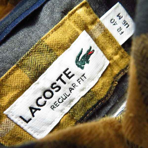 実際に弊社で買取させて頂いたLACOSTE/ラコステ 長袖シャツ/カットソー/ベルト 2/M/不明 3点セットの画像 3枚目