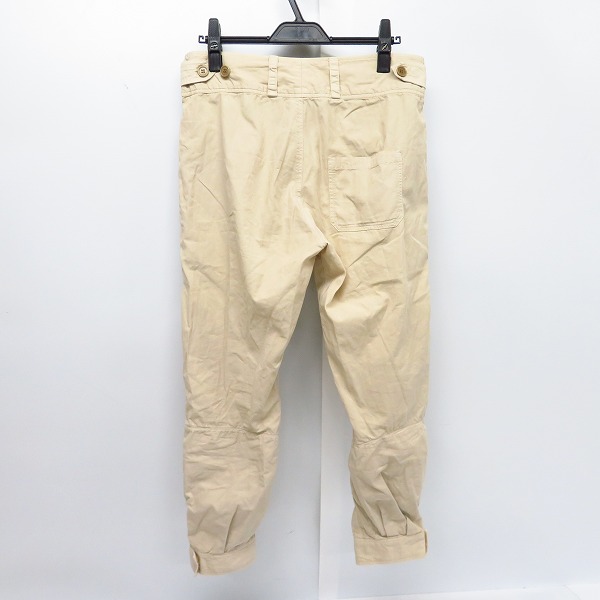 実際に弊社で買取させて頂いたDries Van Noten/ドリスヴァンノッテン コットンパンツ 裾マジックテープ/46の画像 1枚目