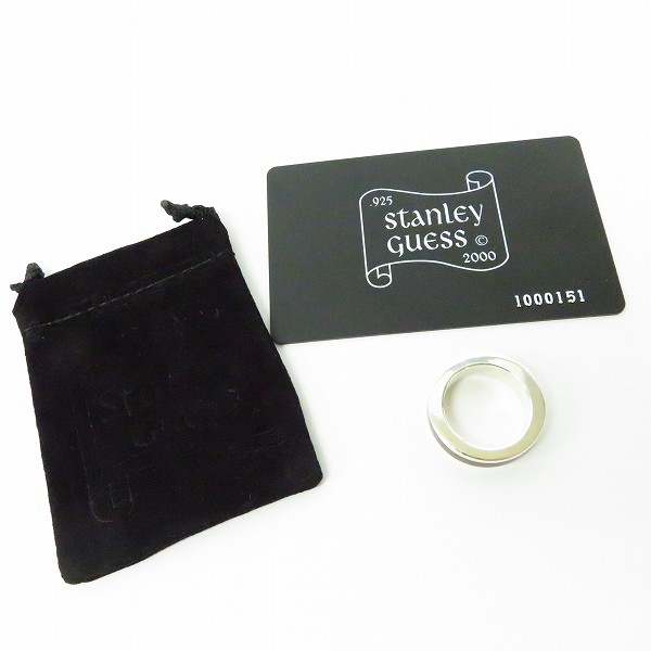 実際に弊社で買取させて頂いた【ギャラ付き】STANLEY GUESS/スタンリーゲス ウッドバンドリング 15.5号の画像 7枚目