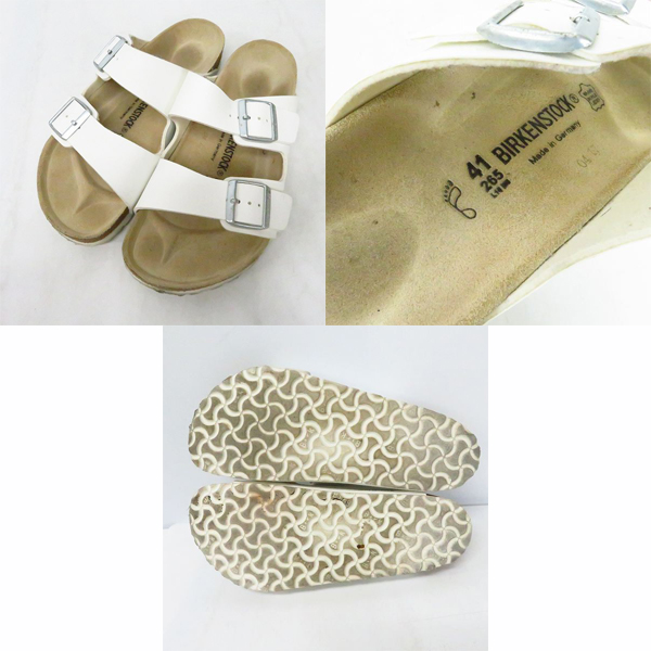 実際に弊社で買取させて頂いたBIRKENSTOCK/ビルケンシュトック Arizona/MILANO レザーサンダル/41 2点セットの画像 2枚目