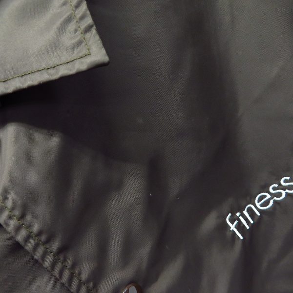 実際に弊社で買取させて頂いたFINESSE×GOOD ENOUGH/フィネス×グッドイナフ 半袖コーチジャケット/Mの画像 5枚目
