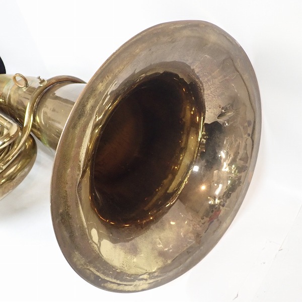 実際に弊社で買取させて頂いた★【型番不明/ジャンク】Lignatone/リグナトーン チューバ 管楽器 ケース付きの画像 3枚目