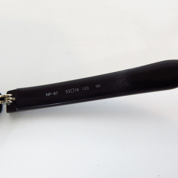 実際に弊社で買取させて頂いた999.9/フォーナインズ ネオプラスチックフレーム 度入り/メガネフレーム NP-97の画像 3枚目