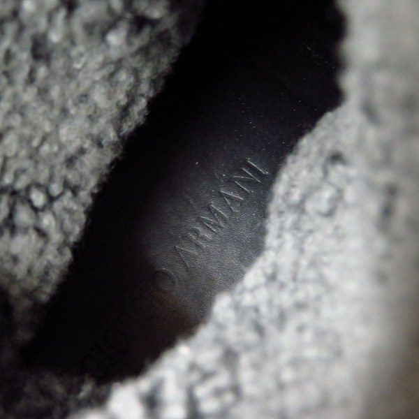 実際に弊社で買取させて頂いたGIORGIO ARMANI/ジョルジオ アルマーニ 内ボア レザーブーツ Size：41の画像 7枚目
