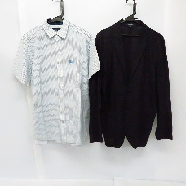 実際に弊社で買取させて頂いたBURBERRY LONDON/バーバリーロンドン テーラードジャケット/半袖シャツ M/L 2点セット