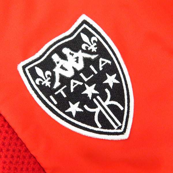 実際に弊社で買取させて頂いた【未使用】Kappa/カッパ リバーシブルフルジップブルゾン/ジャケット レッド ゴルフウェア Mの画像 4枚目