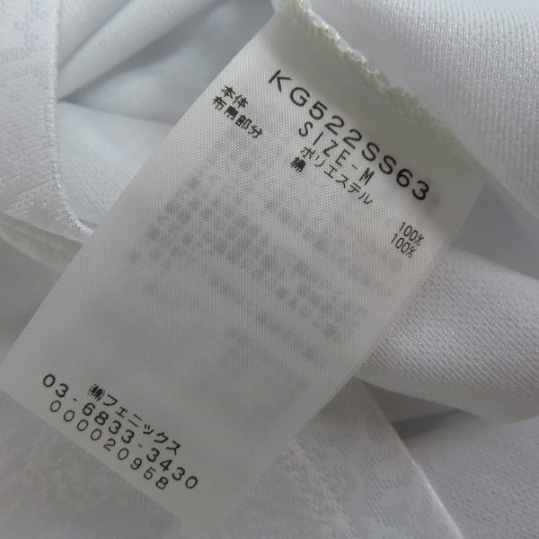 実際に弊社で買取させて頂いた【未使用】Kappa/カッパ  レディース ゴルフウエア チェック柄ダウンベスト/ポロシャツ/2WAY ジャケット等/M 5点セットの画像 3枚目