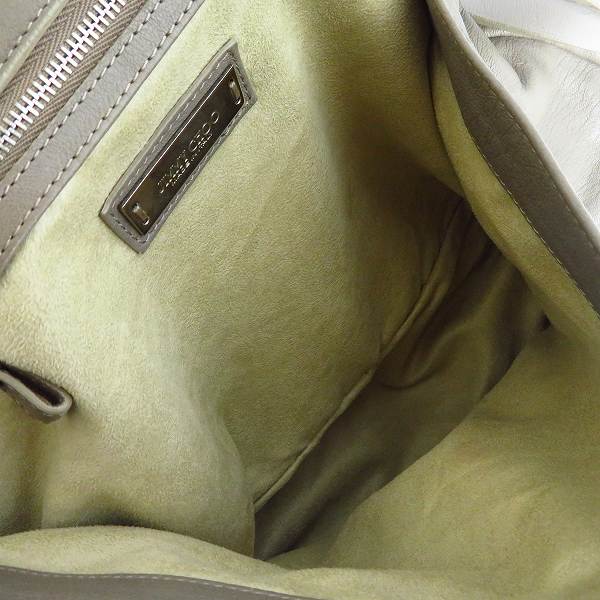 実際に弊社で買取させて頂いたJIMMY CHOO/ジミーチュウ BIKER/バイカー レザー チェーン ショルダーバッグの画像 4枚目